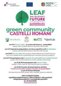 Presentazione libro sul turismo di Simone Bozzato per Evento Frascati Scienza 2021