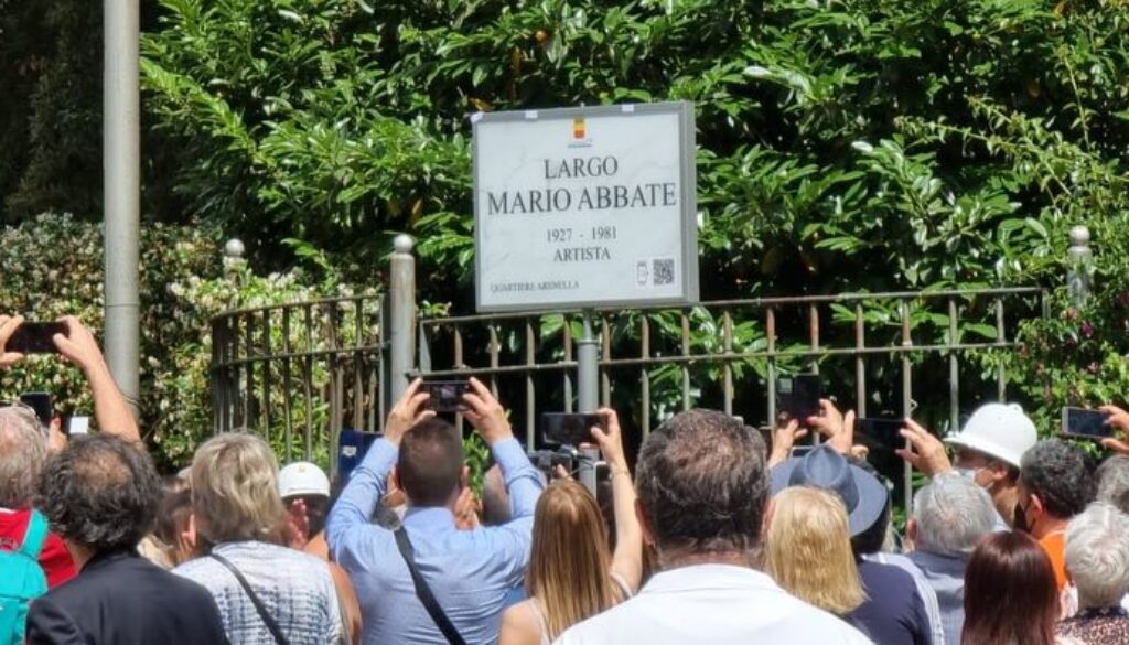 Inaugurazione Largo Mario Abbate