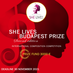 locandina she lives music budapest ottobre 2021