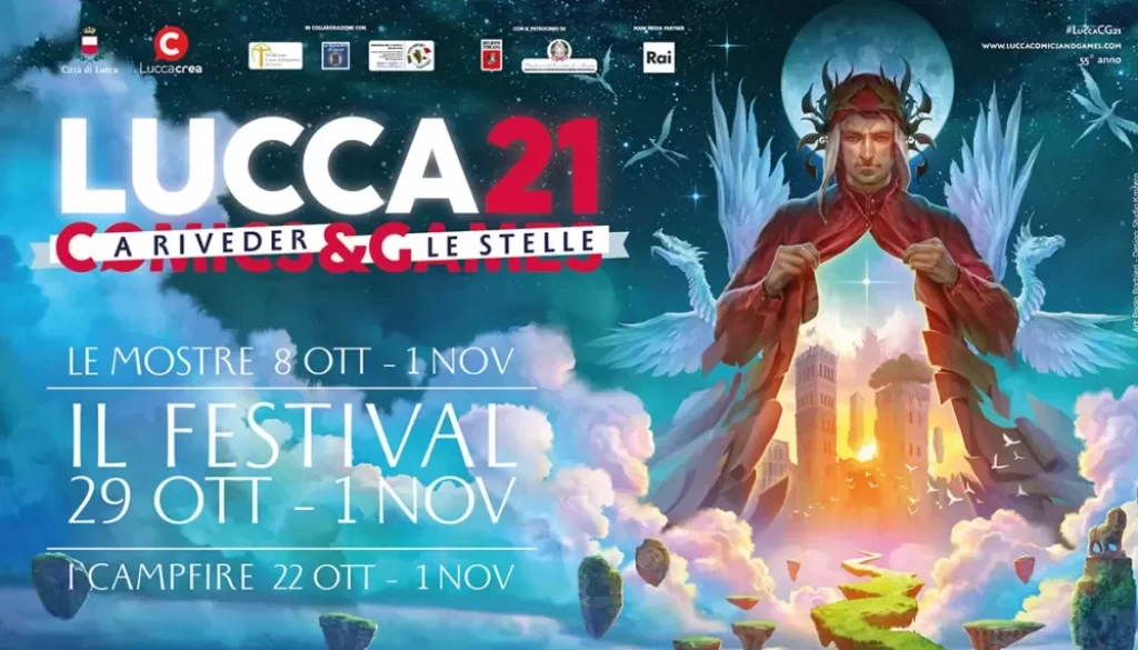 locandina lucca comics ottobre 2021