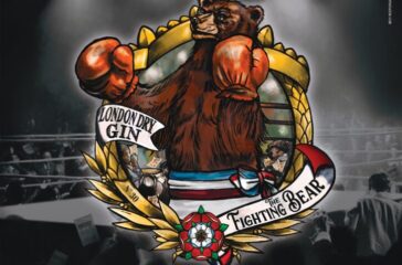 del professore the fighting bear london dry gin logo