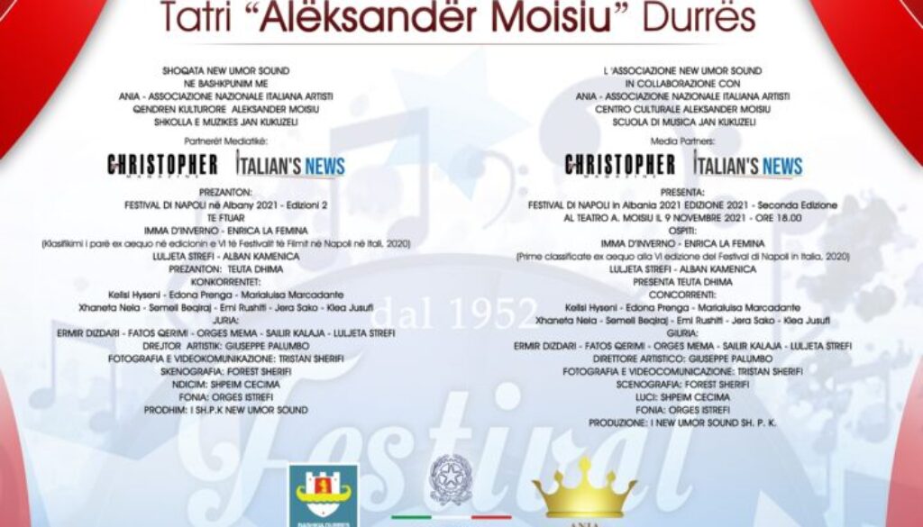 locandina festival di napoli in albania 2021 small