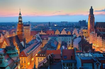 varsavia panorama della capitale della polonia