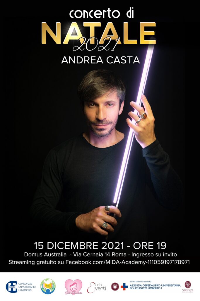 christmas concert violinista andrea casta locandina