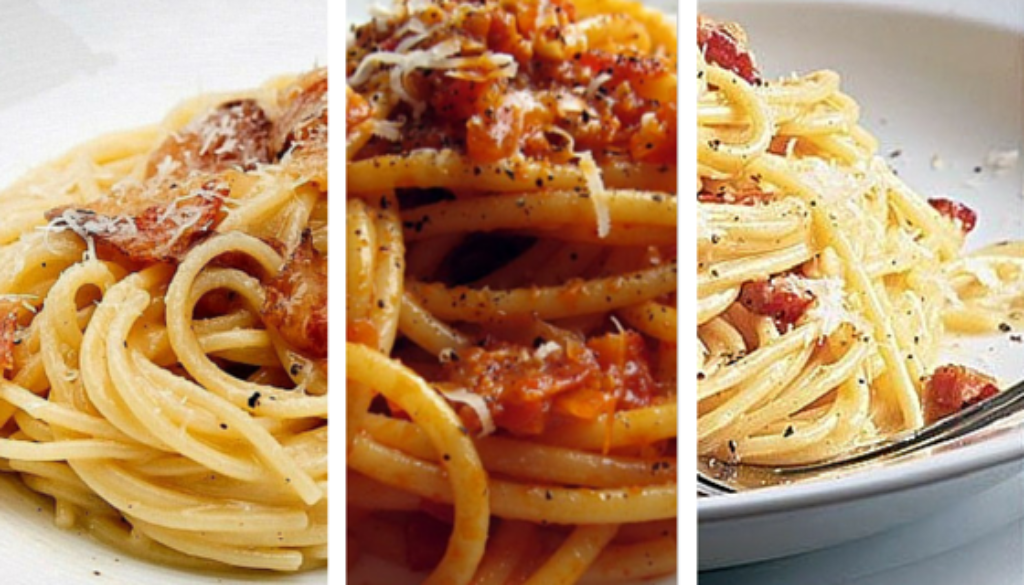 amatriciana gricia carbonara
