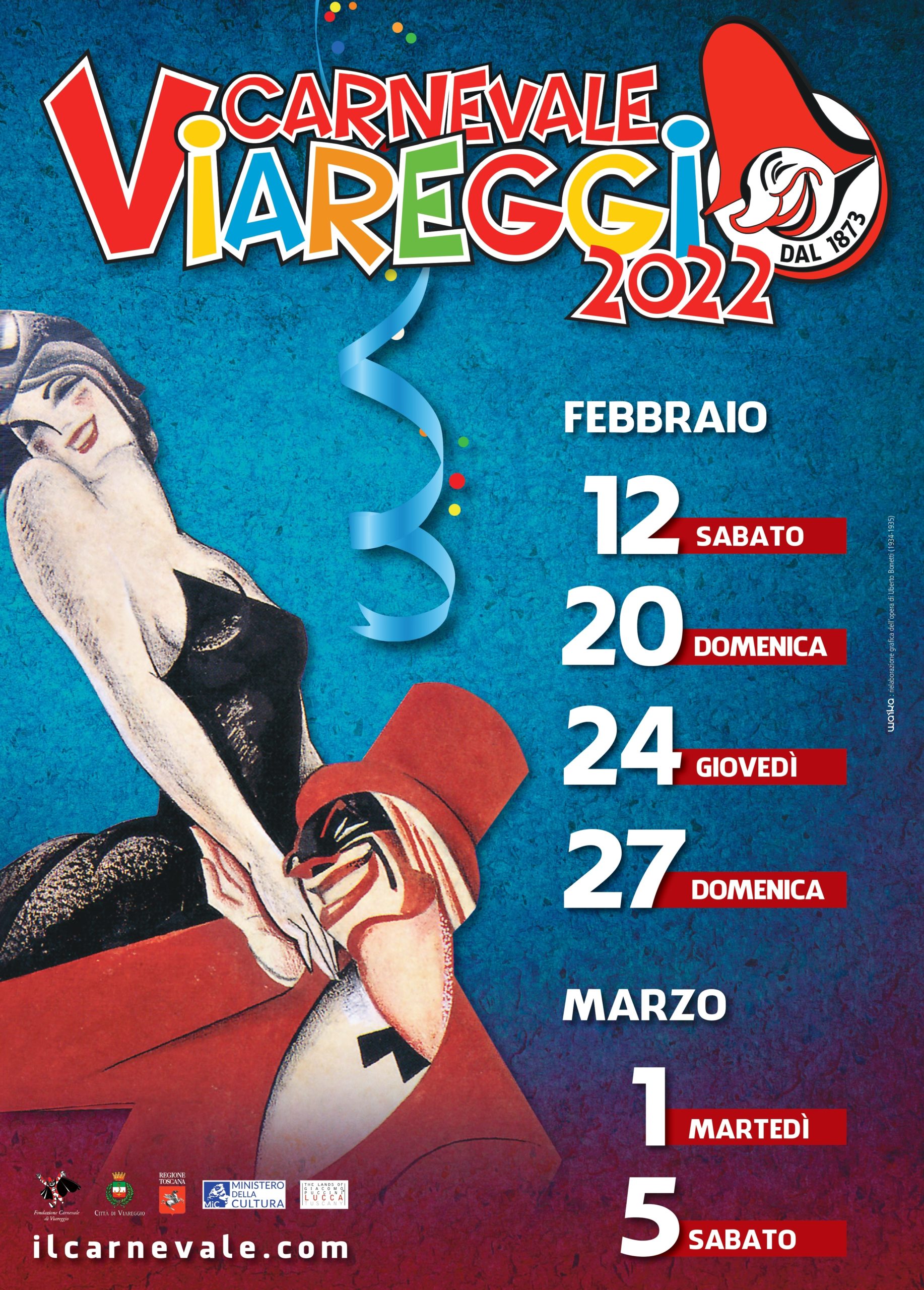 manifesto carnevale di viareggio 2022