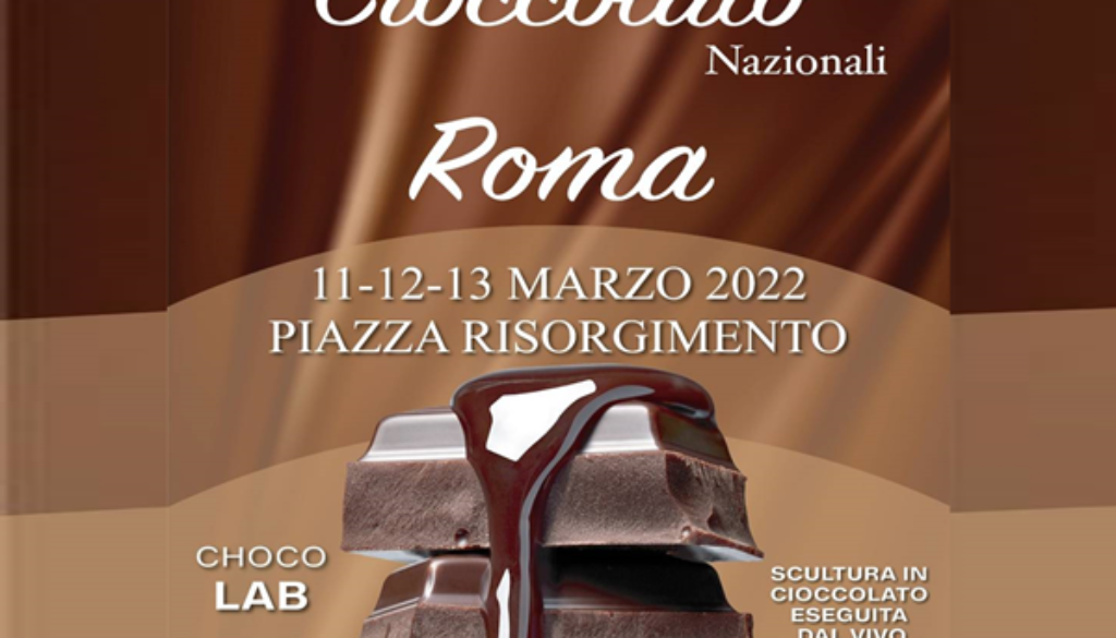 locandina festa cioccolato roma
