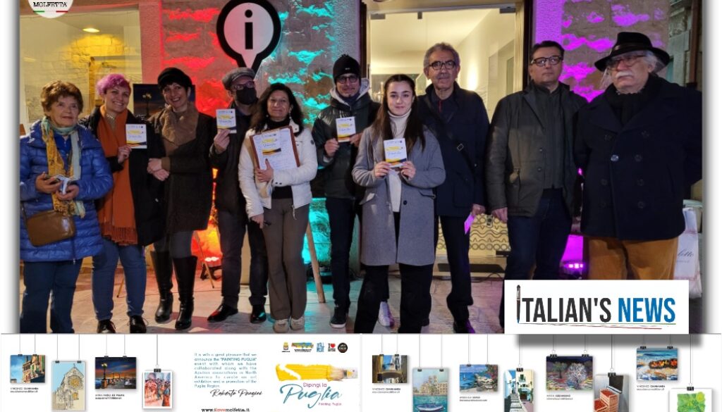 dipingilapuglia italiansnews paintingpuglia robertopansini ilovemolfetta america