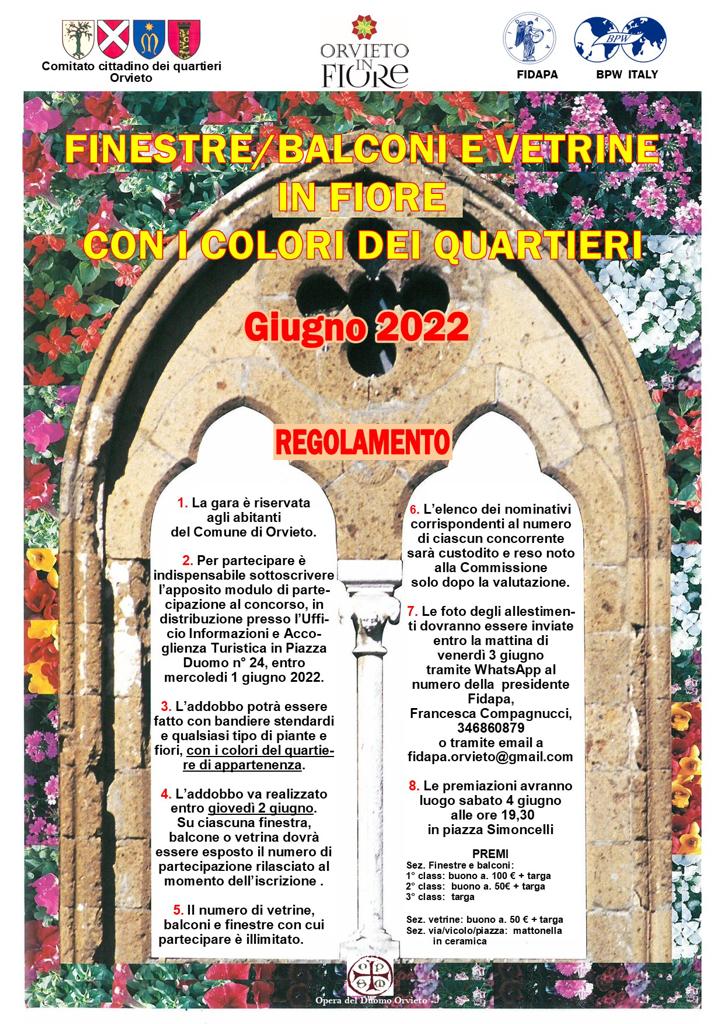 orvieto balconi in fiore