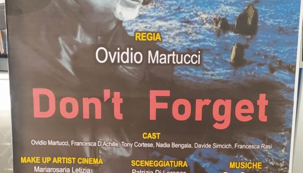 dont forget manifesto giu 22