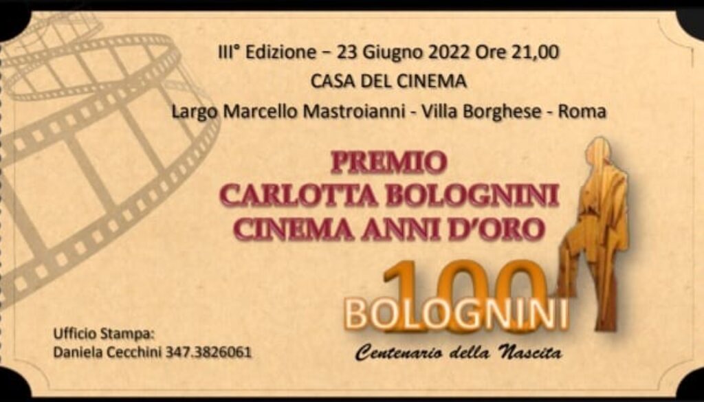 locandina premio bolognini 2022
