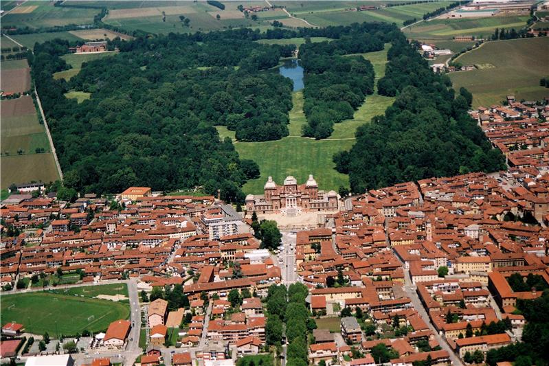 parco racconigi veduta aerea