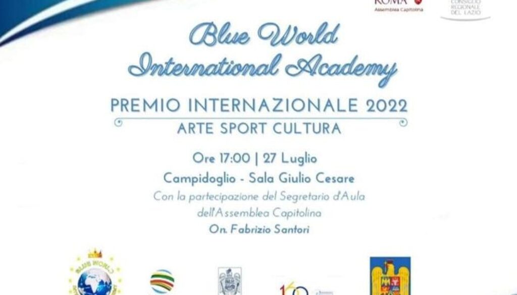premio internazionale arte sport cultura 2022