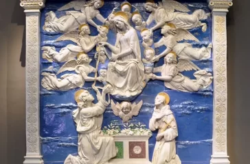 981px andrea della robbia madonna della cintola liebieghaus