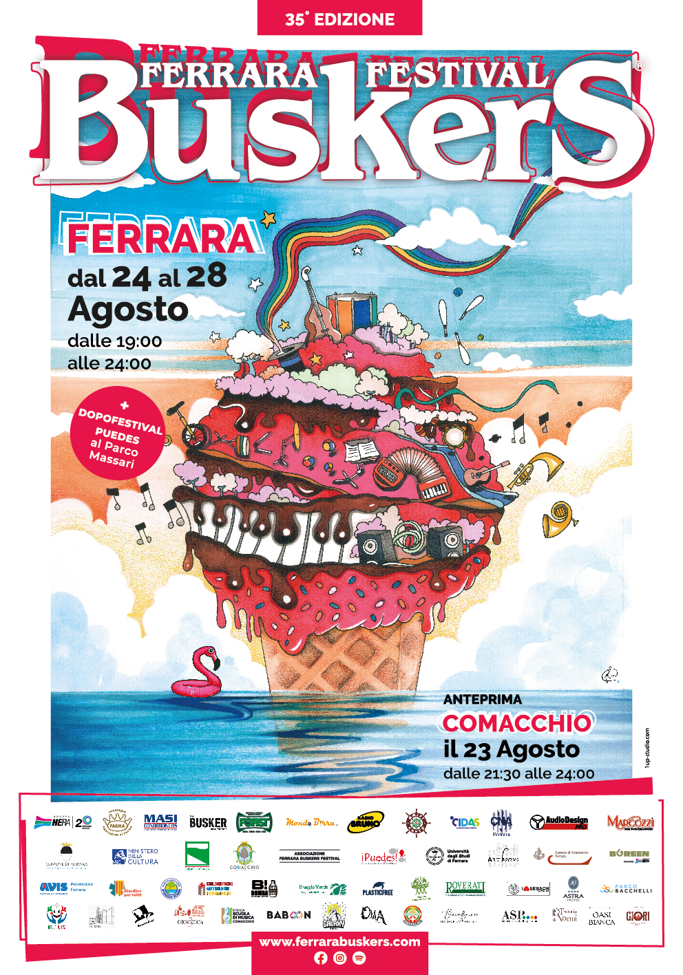 buskers locandina ferrara festival 2022