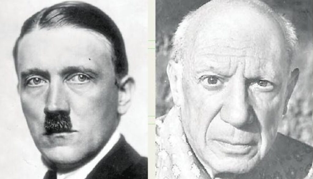 hitler contro picasso