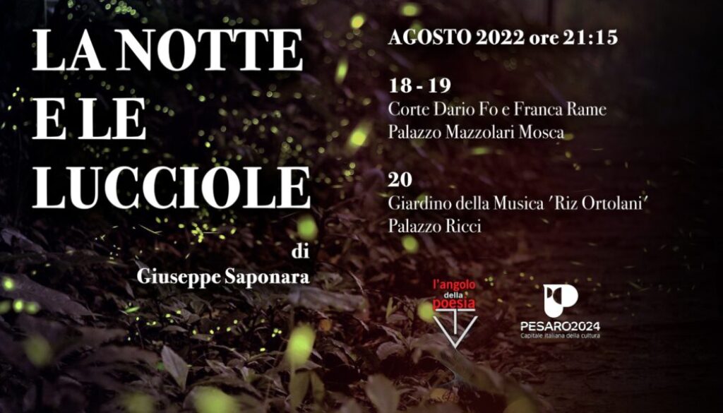 pesaro la notte e le lucciole