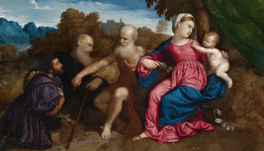 paris bordon madonna con bambino e santi glasgow kelvingrove 2