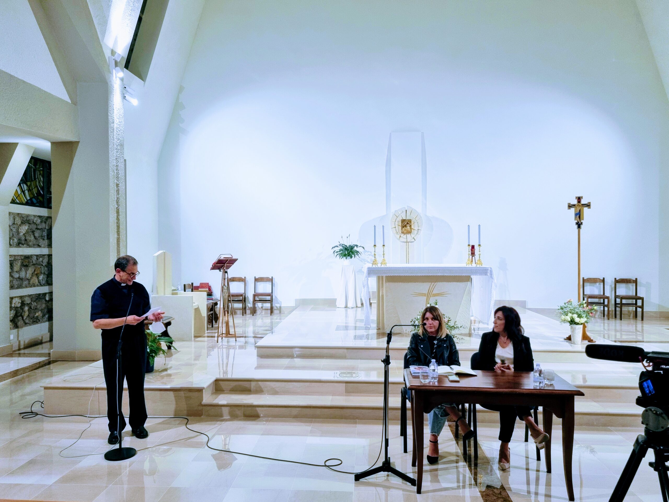da sx di cello, caruso, frustaci diocesi lamezia
