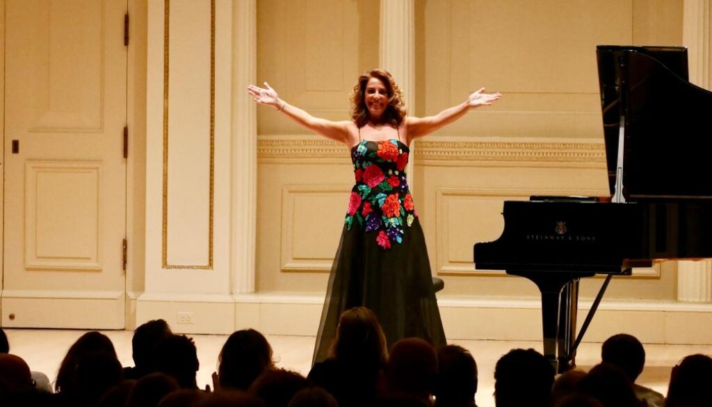 cristiana pegoraro alla carnegie hall di new york 1