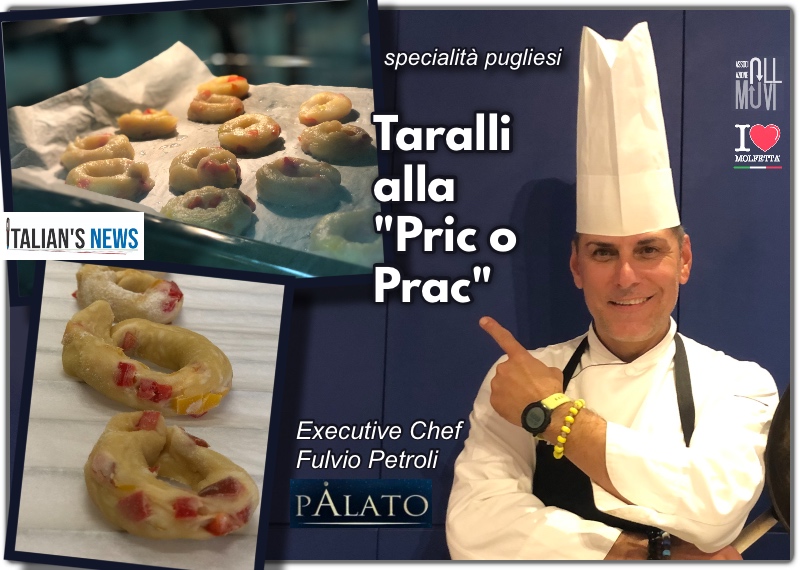 italiansnews taralli pricoprac tiportoinpuglia fulviopetroli chef ilovemolfetta