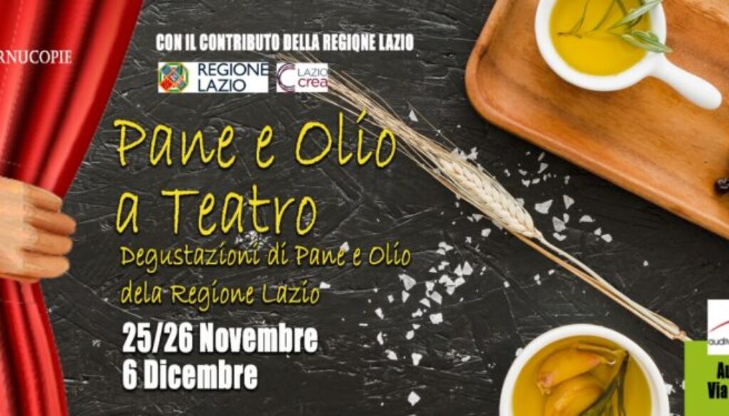 pane e olio a teatro nov 22