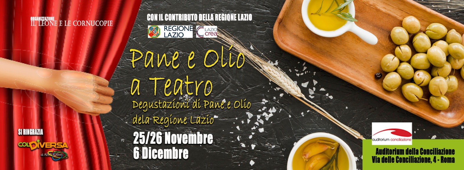 pane e olio a teatro nov 22
