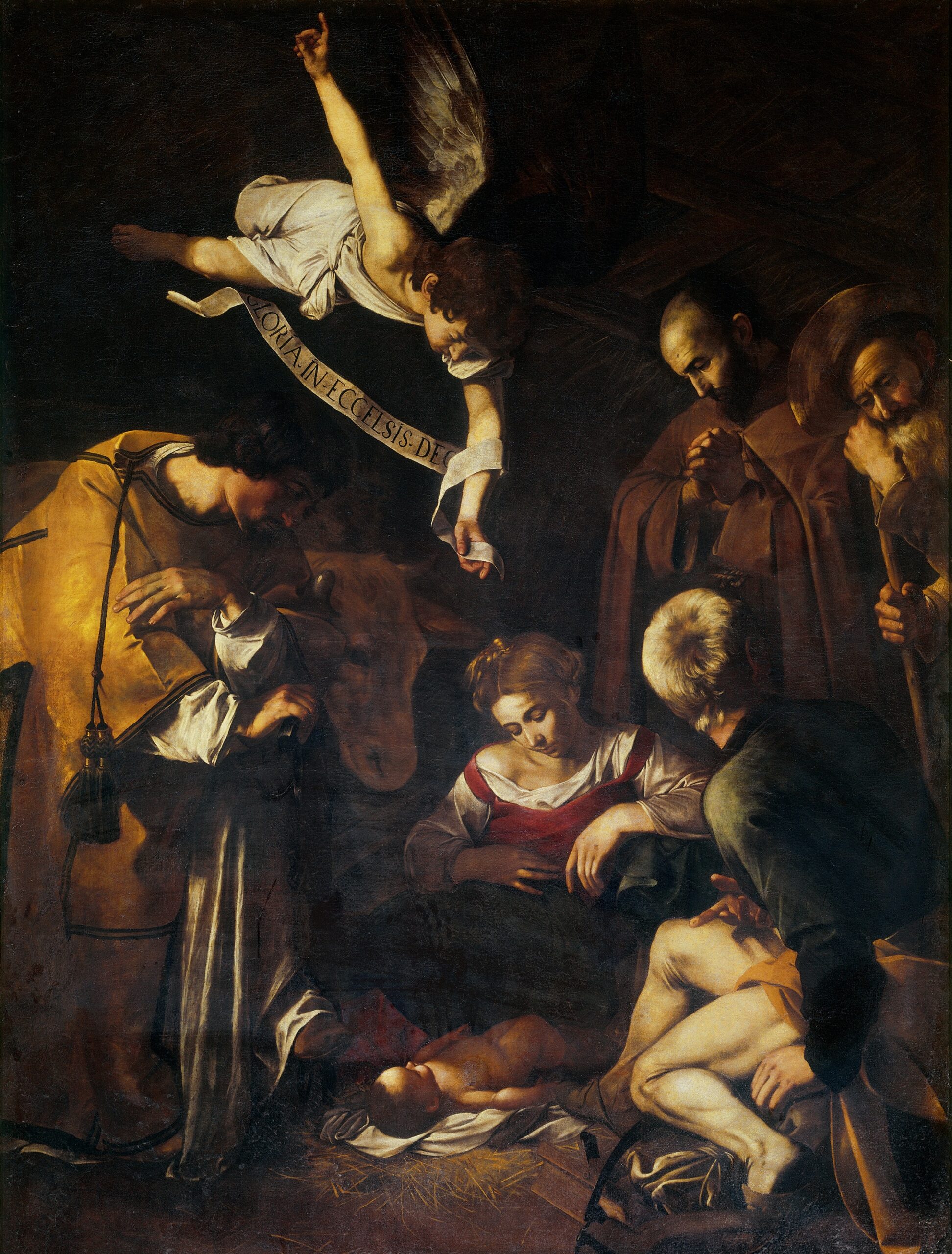 caravaggio nativity(1600)