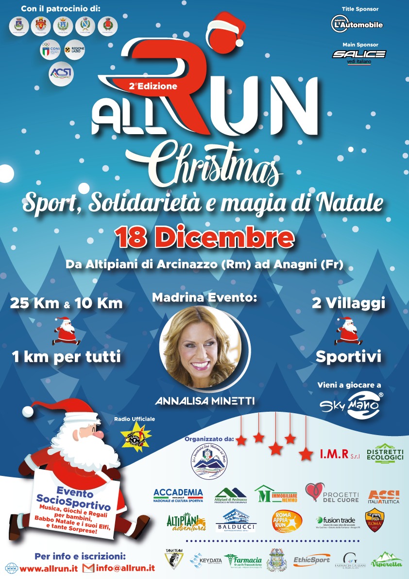 locandina all run christmas 2022
