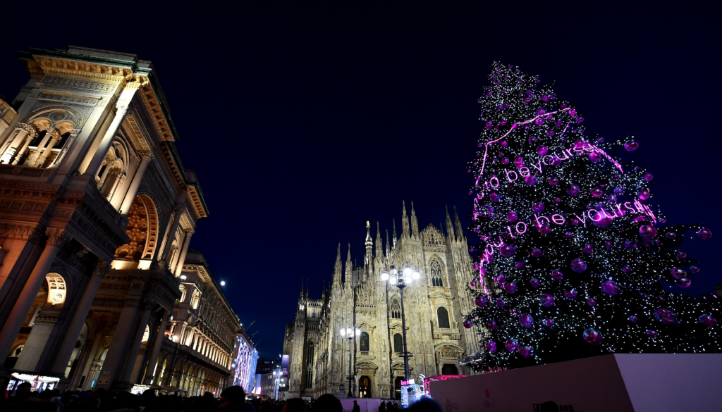 albero natale a milano