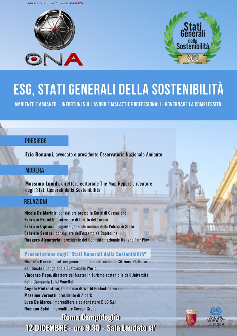 invito stati generali della sostenibilità 12 dic 22