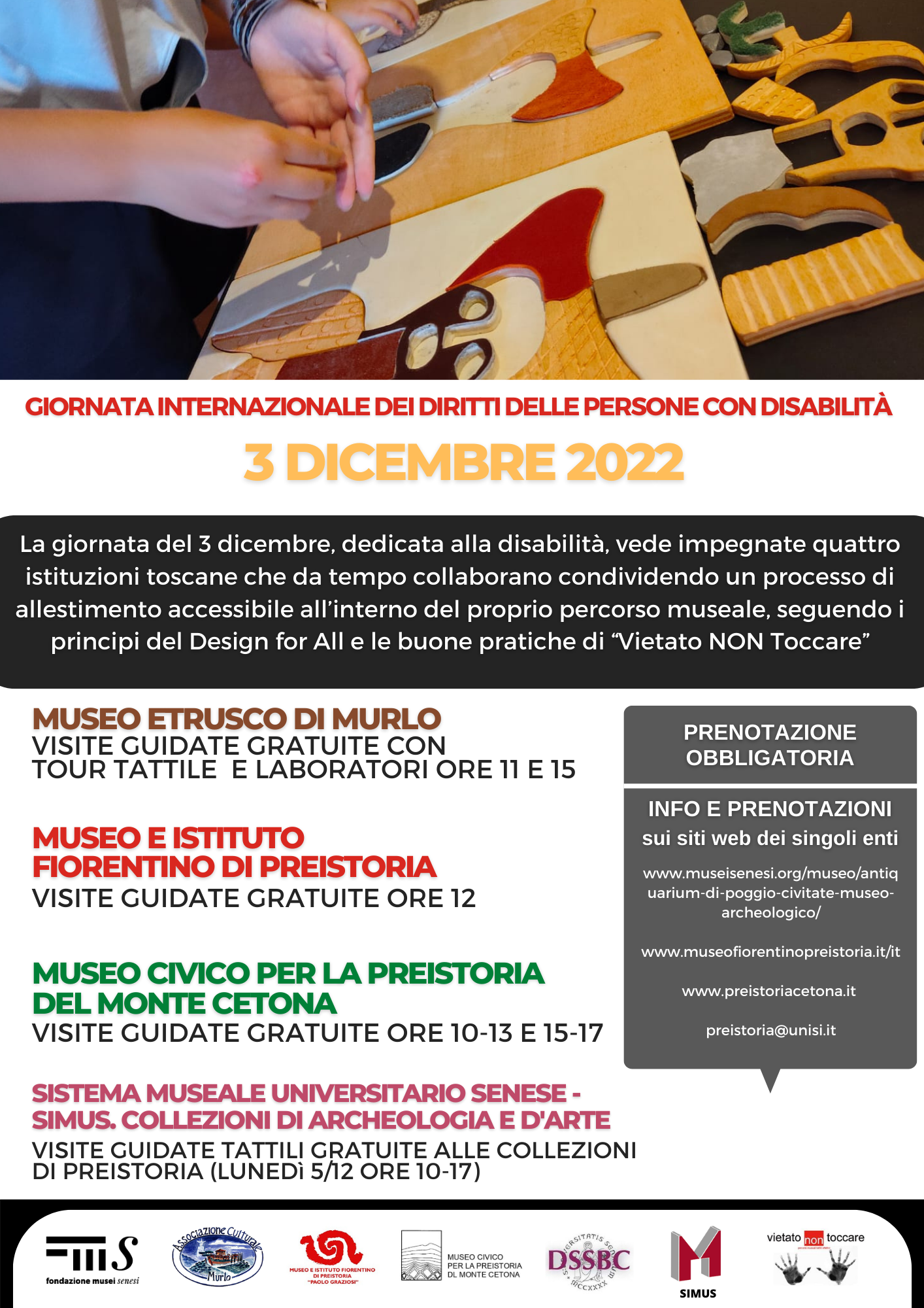 locandina 3 dicembre giornata internazionale disalibi iniziative 4 musei archeologici