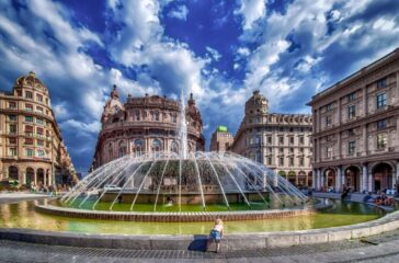 genova fontana di piazza de ferrari