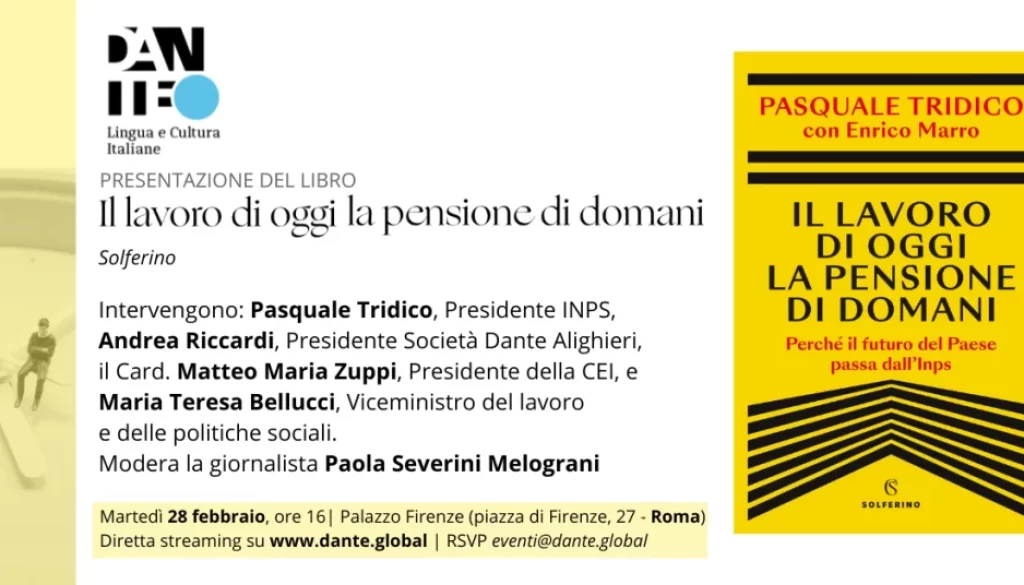 Il lavoro oggi la pensione di domani