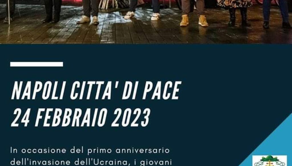marcia per la pace naoli 24 feb 23