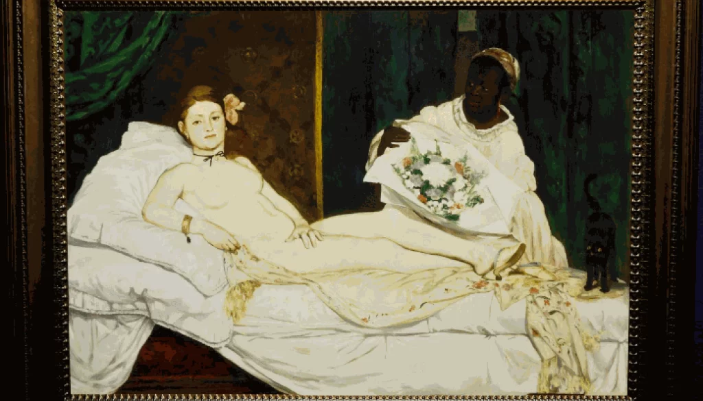 Manet. Noir et blanc