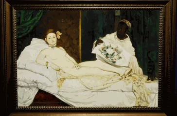 Manet. Noir et blanc