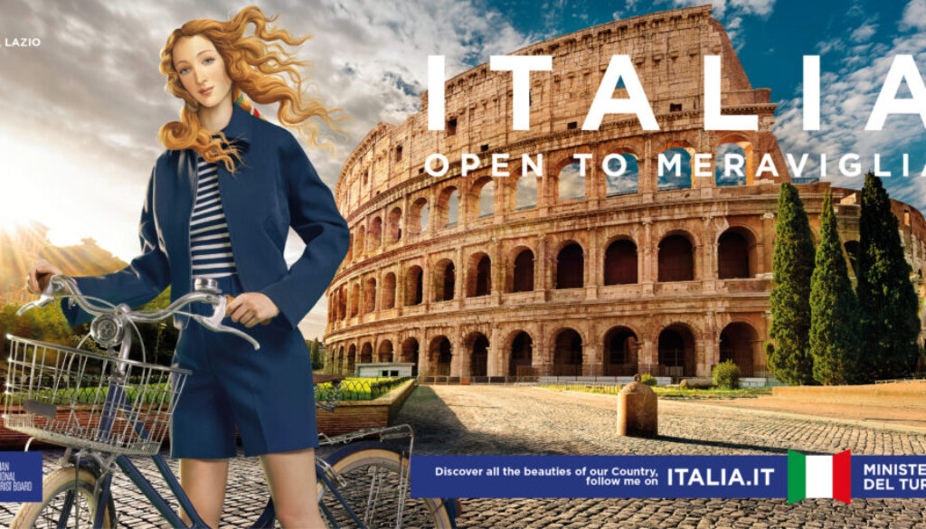 La Venere di Botticelli influencer per “Open To Meraviglia”