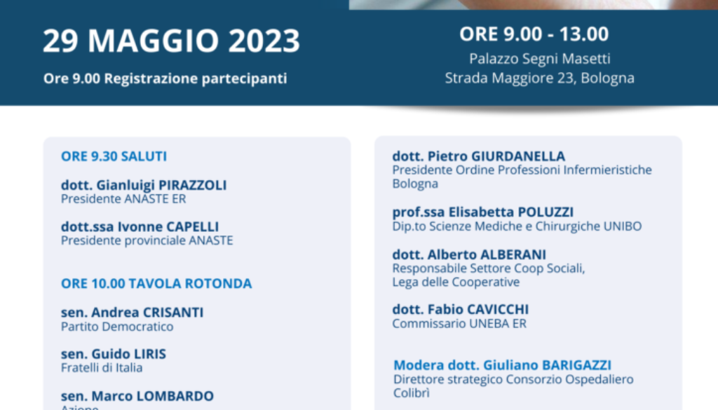 Il futuro degli anziani al convegno ANASTE