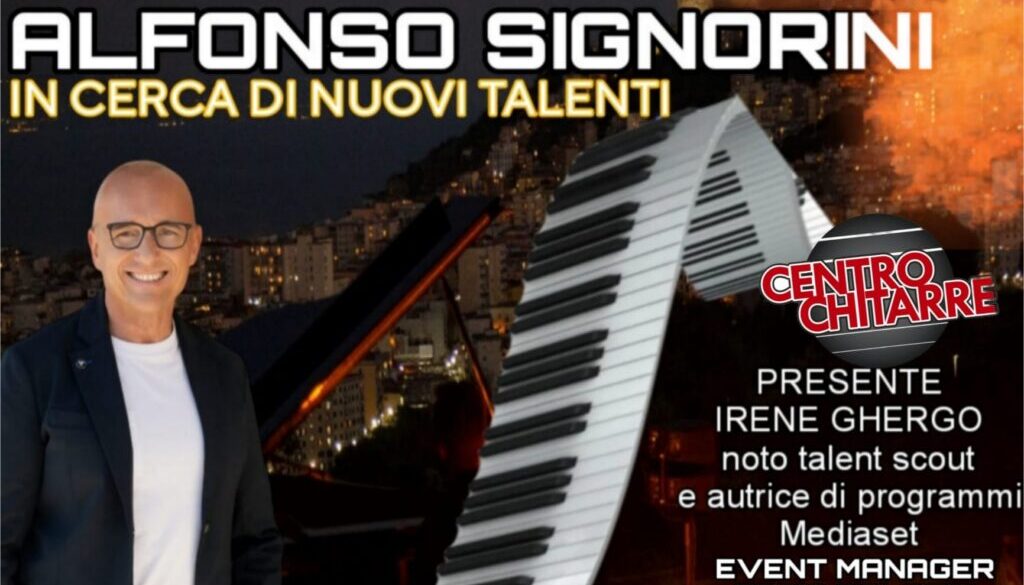 Alfonso Signorini cerca nuovi talenti a Napoli