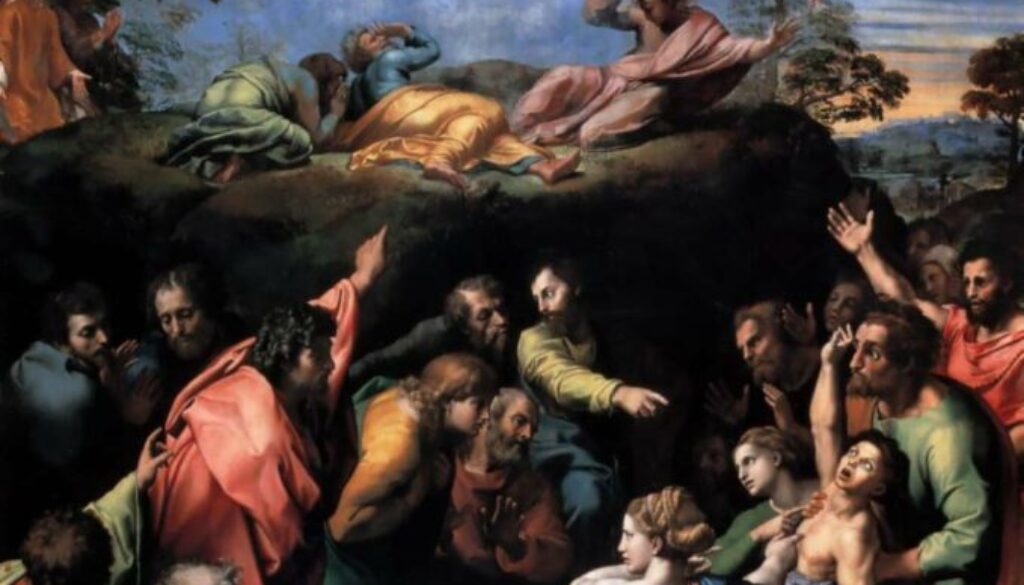Il volto trasfigurato di Gesù