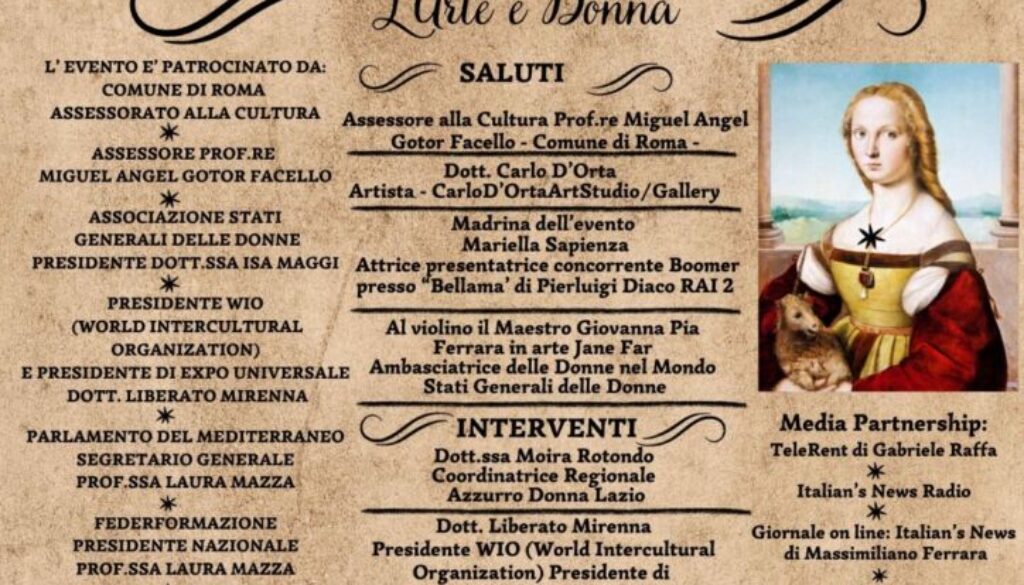 Italian’s News sostiene L’Arte è Donna