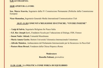 Dialogo tra comunità religiose ed etniche