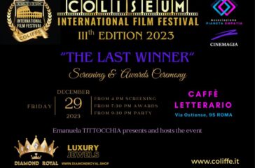 3a edizione per COLiseum International Film FEstival