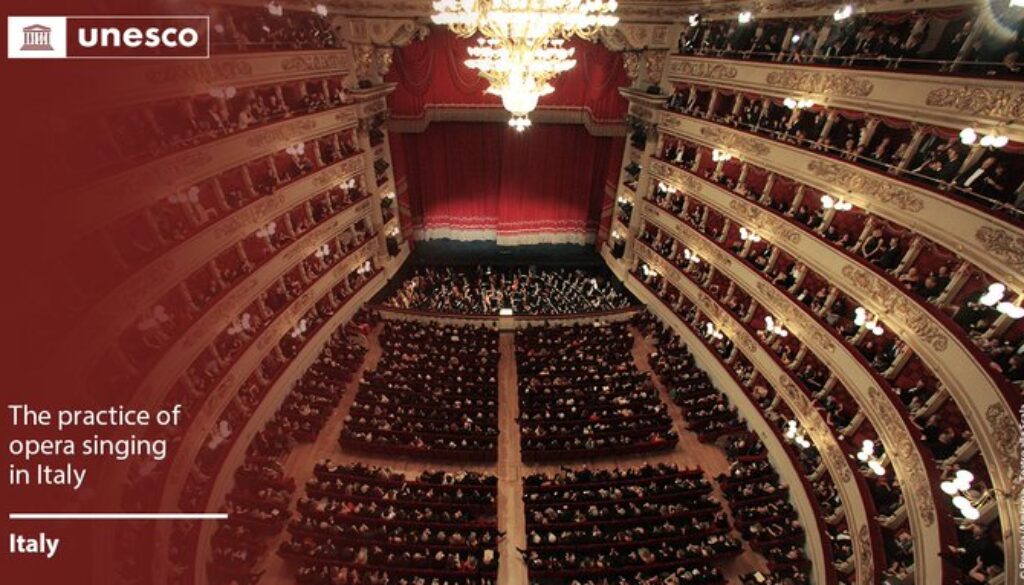 Il Canto lirico Italiano Patrimonio Immateriale dell’Umanità