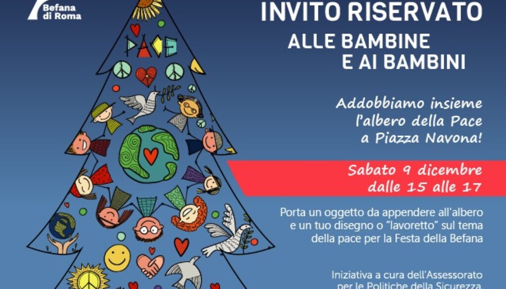 L’albero della Pace di Piazza Navona a Roma
