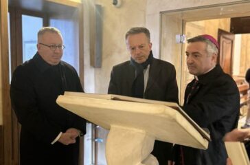 L’ambasciatore di Francia in Italia a L’Aquila