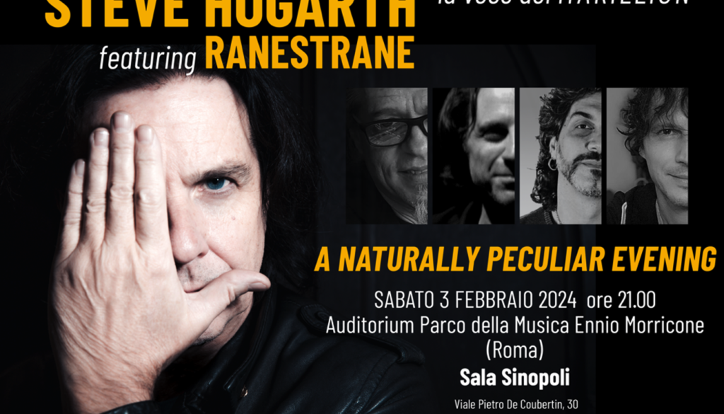 Unica data in Italia per Steve Hogarth
