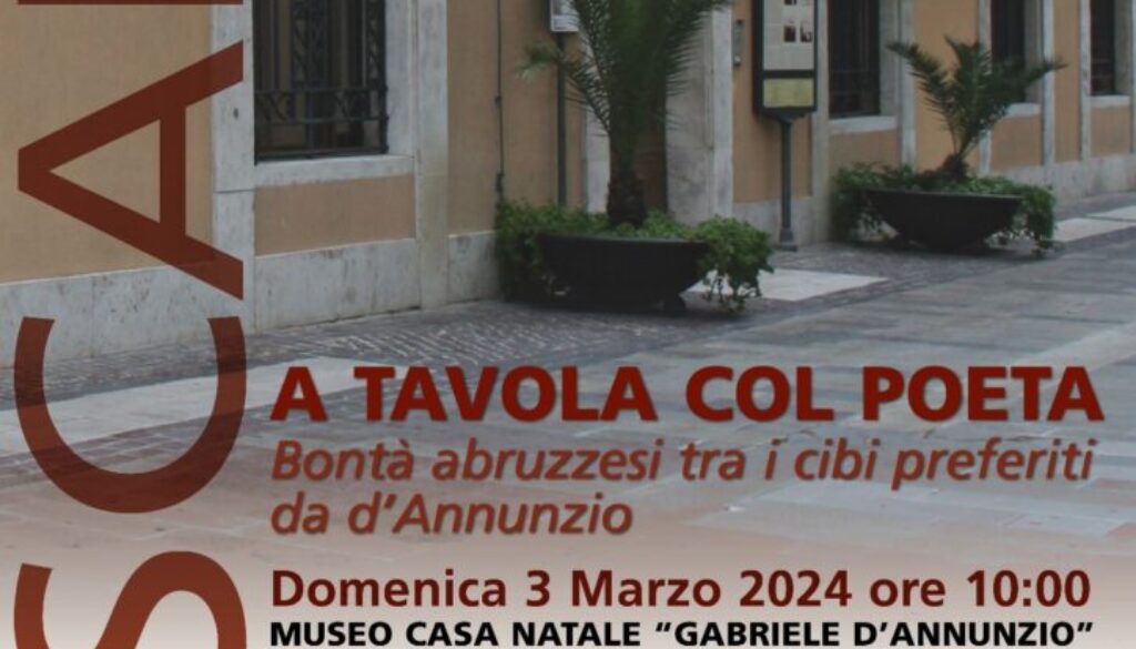 A tavola con D’Annunzio