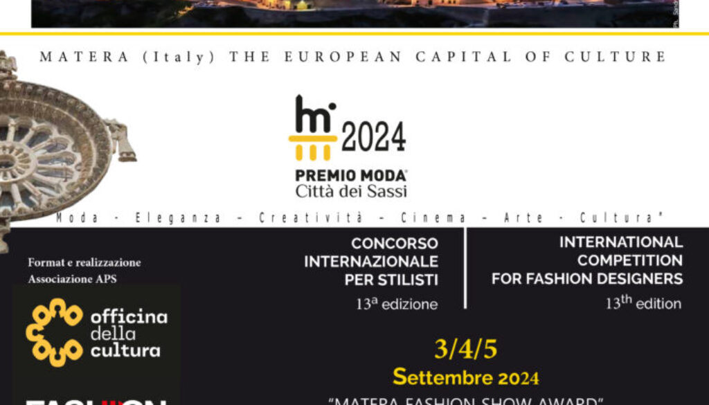 Premio Moda® “Città dei Sassi”